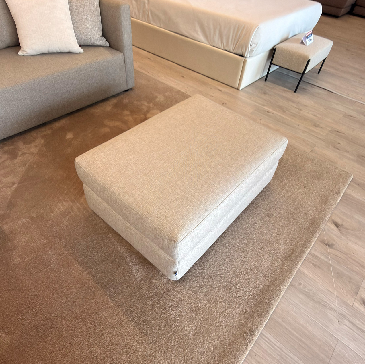 Pouf Grey Eco